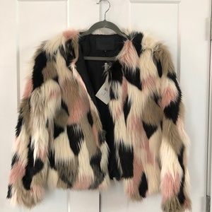 Lavand Multi-Color Fur Jacket